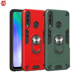 قاب محافظ هواوی Hybrid Armor Ring Case | Y6P 2020