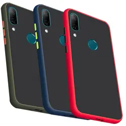 قاب هیبرید دودی هواوی Silicone Bamper Hybrid Case | Y9 2019