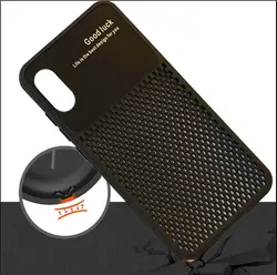 قاب ژله ای توری آیفون Cooling Mesh TPU Hollow Case | iphone XS Max