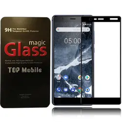 محافظ تمام چسب پوشش منحنی نوکیا Magic 9D Full Glass | Nokia 5.1