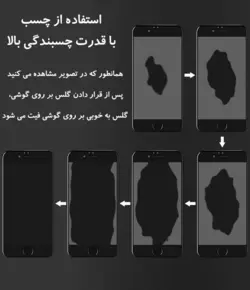 محافظ تمام چسب پوشش منحنی نوکیا Magic 9D Full Glass | Nokia 5.1