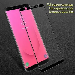 محافظ تمام چسب پوشش منحنی سامسونگ Elk 5d Glass | Galaxy j8 2018