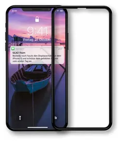 محافظ شیشه ای تمام چسب آیفون Film Full Coverage Glass | iphone XR