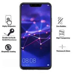 محافظ شیشه ای تمام چسب هواوی Film Full Glass | Huawei Mate 20 Lite
