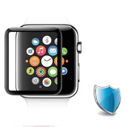 محافظ شیشه ای نمایشگر اپل واچ 4D Curved Tempered Glass Apple Watch 38mm