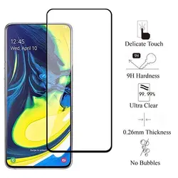 محافظ شیشه ای نمایشگر پوشش منحنی سامسونگ Magic 9D Glass | Galaxy A80