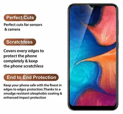 محافظ صفحه 99% وضوح نمایشگر موکوسون سامسونگ Mocoson 3D Glass | Galaxy A20
