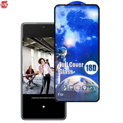 محافظ صفحه ایربگ دار سامسونگ 18D Full Cover Glass | Galaxy S20 FE