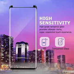 محافظ صفحه تمام چسب AB موبیلو MOBILO Full AB Glue 3D Glass | Galaxy S9 Plus