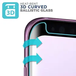 محافظ صفحه تمام چسب AB موبیلو MOBILO Full AB Glue 3D Glass | Galaxy S9 Plus