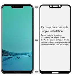 محافظ صفحه تمام چسب آنر Film Full Coverage Tempred 5D Glass | Honor Play