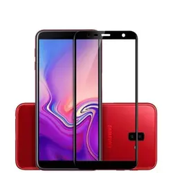 محافظ صفحه تمام چسب سامسونگ Full Glue 5D Glass Galaxy j6 Plus | j610F