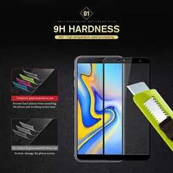 محافظ صفحه تمام چسب سامسونگ Full Glue 5D Glass Galaxy j6 Plus | j610F