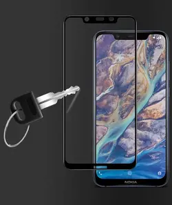محافظ صفحه تمام چسب نوکیا Film Full Coverage 5D Glass Nokia X7 | Nokia 8.1