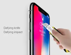 محافظ صفحه تمام چسب پوشش منحنی آیفون MB 5D Full Glass | iphone X