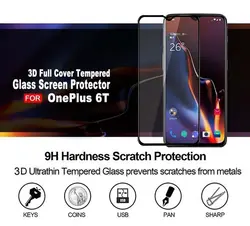 محافظ صفحه تمام چسب وان پلاس Film 5D Full Coverage Tempred Glass | OnePlus 6T