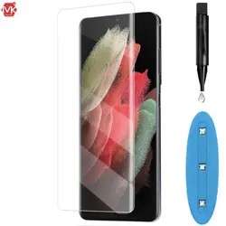 محافظ صفحه سامسونگ Liquid UV Glass | Galaxy S22 Ultra 5G
