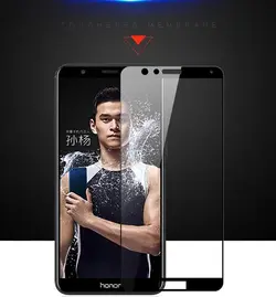 محافظ صفحه تمام چسب پوشش کامل آنر MB Full Coverage 5D Glass | Honor 7X