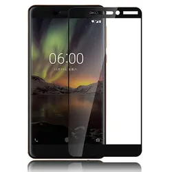 محافظ صفحه تمام چسب پوشش کامل نوکیا MB Full Coverage 5D Glass Nokia 6.1 | 6 2018