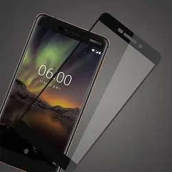 محافظ صفحه تمام چسب پوشش کامل نوکیا MB Full Coverage 5D Glass Nokia 6.1 | 6 2018