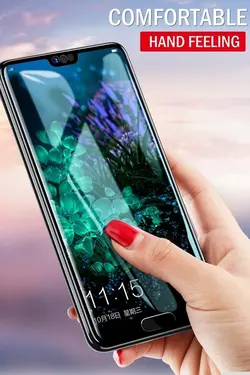 محافظ صفحه نمایش تمام چسب فول سایز هواوی BUFF Nano full glass | P20