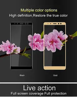 محافظ صفحه نمایش تمام چسب فول کاور BUFF Nano full glass | Galaxy A8 2018