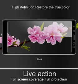 محافظ صفحه نمایش تمام چسب فول کاور BUFF Nano full glass | Galaxy A8 2018