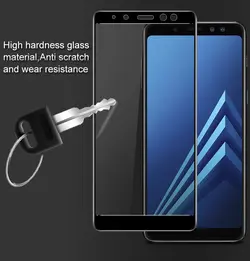 محافظ صفحه نمایش تمام چسب فول کاور BUFF Nano full glass | Galaxy A8 2018