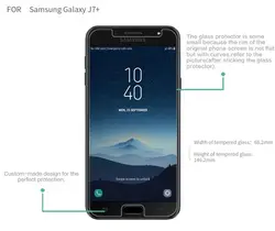 محافظ صفحه نمایش شیشه ای Remax 9H tempered Screen Glass | Galaxy j7 Plus