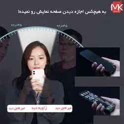 محافظ صفحه پرایوسی آیفون Anti Spy Privacy Glass | iphone 12 Mini