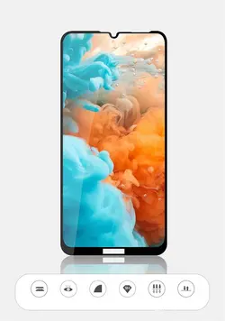 محافظ صفحه پوشش منحنی هواوی Magic Full Coverage 5D Glass | Huawei Y6 Pro 2019