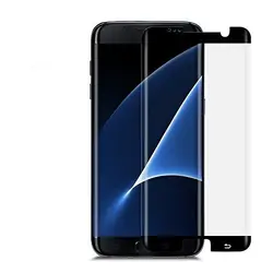 گلس تمام چسب S7 edge | محافظ LCD با پوشش منحنی - موب خرید