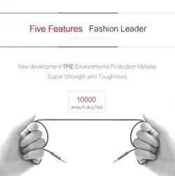 کابل انتقال صدا 1.5 متری ریمکس Remax 3.5mm TPE & Copper Core Audio AUX Cable | RM-L100