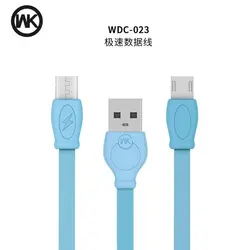 کابل سریع شارژ و دیتا دبلیو کی WK Design 1M Data Charger Fast cable | WDC-023