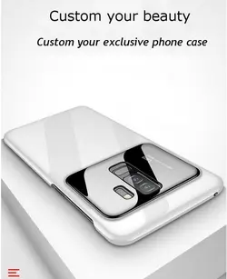 قاب محافظ شیشه ای گوشی سامسونگ Bakeey Glass Lens Hard Case | Galaxy S9