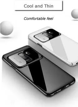 قاب محافظ شیشه ای گوشی سامسونگ Bakeey Glass Lens Hard Case | Galaxy S9