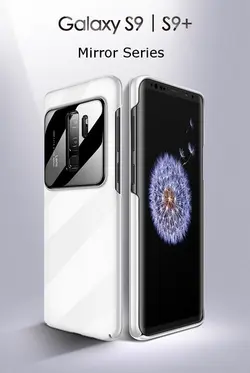 قاب محافظ شیشه ای گوشی سامسونگ Bakeey Glass Lens Hard Case | Galaxy S9