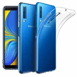 قاب محافظ ژله ای پشت طلقی سامسونگ Crystal Clear Case Galaxy A7 2018 | A750