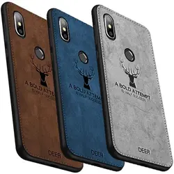 قاب گوزنی شیائومی Cloth Texture Silicone Deer Case Xiaomi Mi A2 Lite | Redmi 6 pro