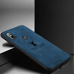 قاب گوزنی شیائومی Cloth Texture Silicone Deer Case Xiaomi Mi A2 Lite | Redmi 6 pro