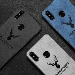 قاب گوزنی شیائومی Cloth Texture Silicone Deer Case Xiaomi Mi A2 Lite | Redmi 6 pro