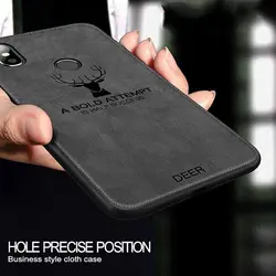 قاب گوزنی شیائومی Cloth Texture Silicone Deer Case Xiaomi Mi A2 Lite | Redmi 6 pro