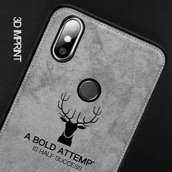 قاب گوزنی شیائومی Cloth Texture Silicone Deer Case Xiaomi Mi A2 Lite | Redmi 6 pro