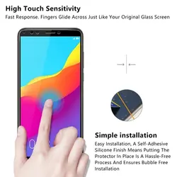 محافظ صفحه نمایش تمام چسب فول سایز BUFF Nano full glass | Y7 Prime 2018