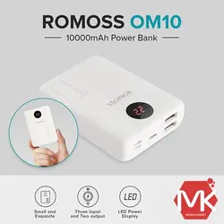 پاور بانک romoss OM10 10000mAh  Mini Power Bank