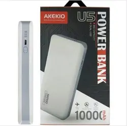 پاور بانک ایمن آککیو Akekio Dual USB 10000mAh Power Bank | U5