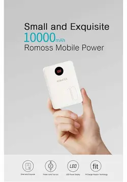 پاور بانک روموس Romoss 10000mAh 2 USB FitCharge Power Bank | OM10