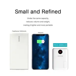 پاور بانک روموس Romoss 10000mAh 2 USB FitCharge Power Bank | OM10