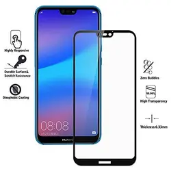 محافظ شیشه ای تمام چسب هواوی Full Glue Glass Huawei Nova 3e | P20 Lite