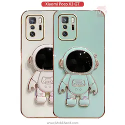 قاب اصلی فضانورد Plating Astronaut Sticker Case | Poco X3 GT